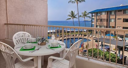 1 Schlafzimmer Ocean View Kona Reef Condo-Aktuelle Remodel & AC im gesamten - Free WiFi