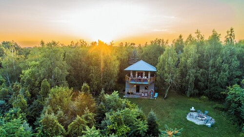 Firetower Chalet: Majestic views+private 60 acres