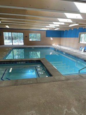Indoor pool, a heated pool