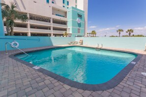 Outdoor pool, a heated pool - Best Ocean View in all of Orange Beach! (Orange Beach)
