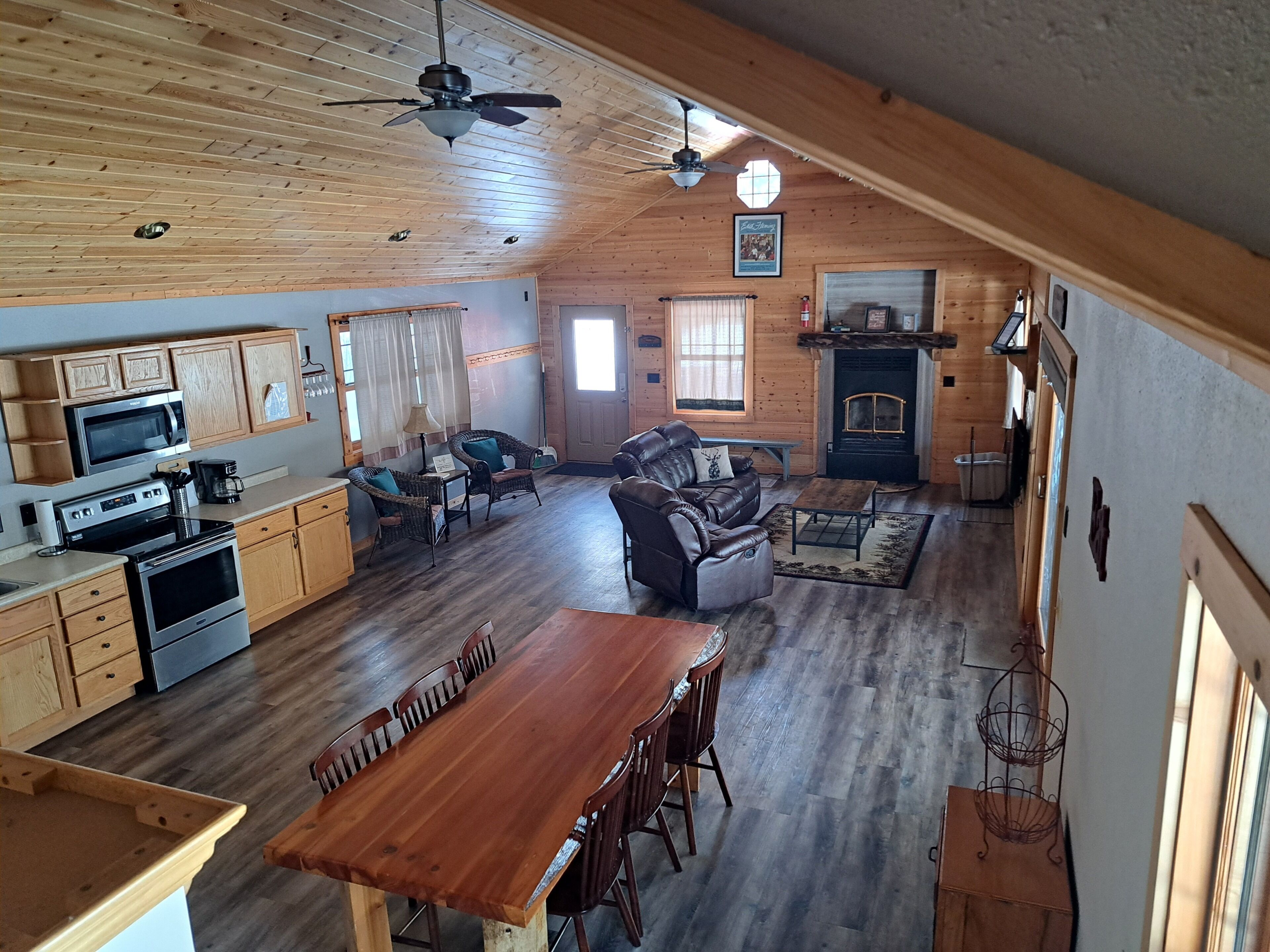 View of downstairs living area