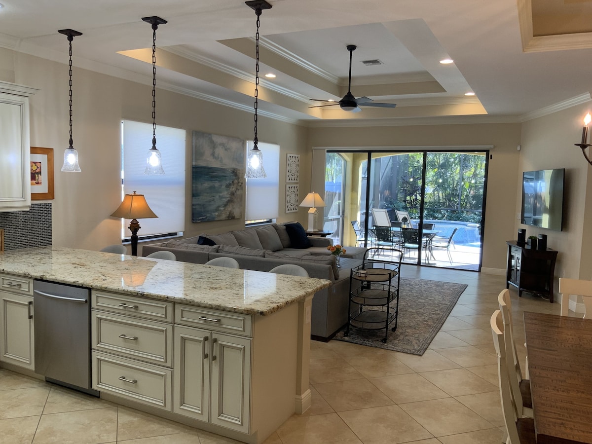 Photo 5 of Two Master Bedrooms! Less than 1 Mile to the beach with heated pool and spa
