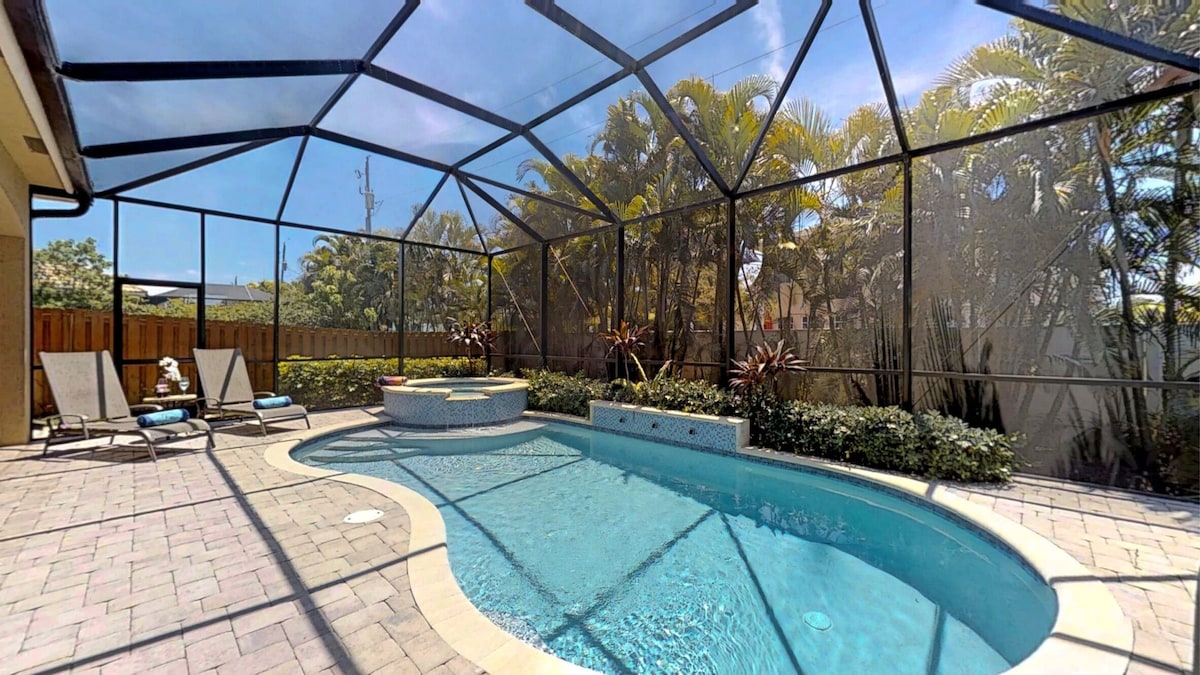 Photo 33 of Two Master Bedrooms! Less than 1 Mile to the beach with heated pool and spa