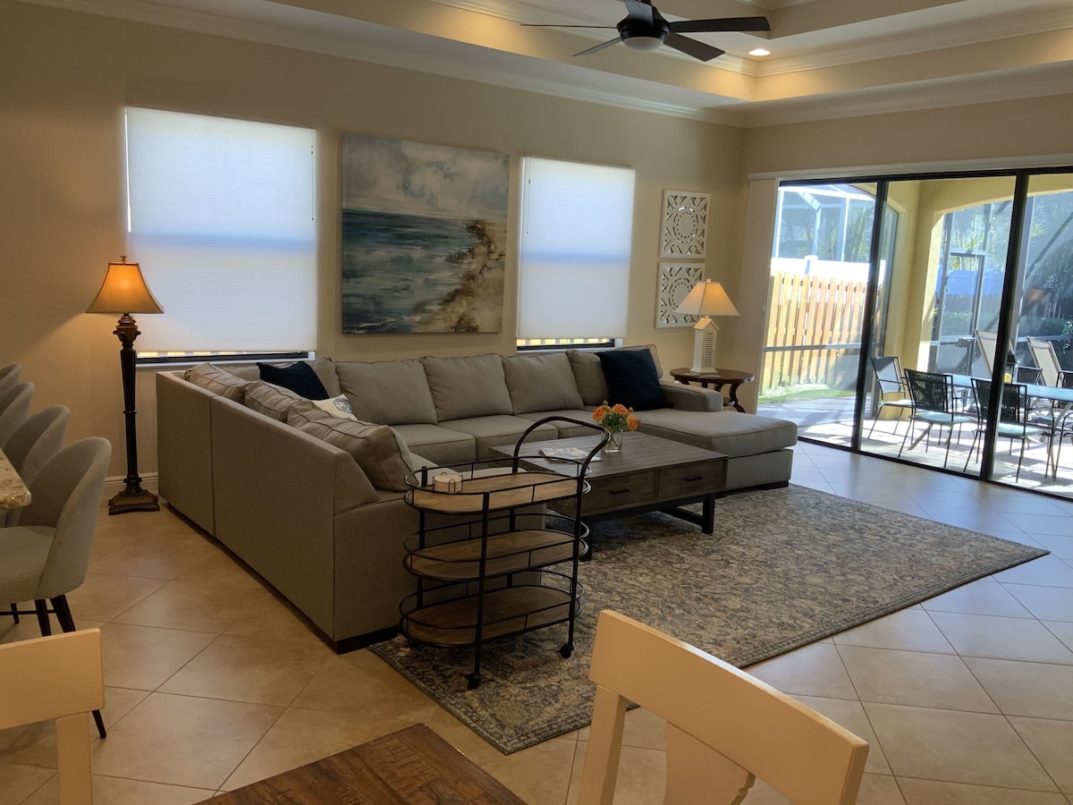 Photo 7 of Two Master Bedrooms! Less than 1 Mile to the beach with heated pool and spa