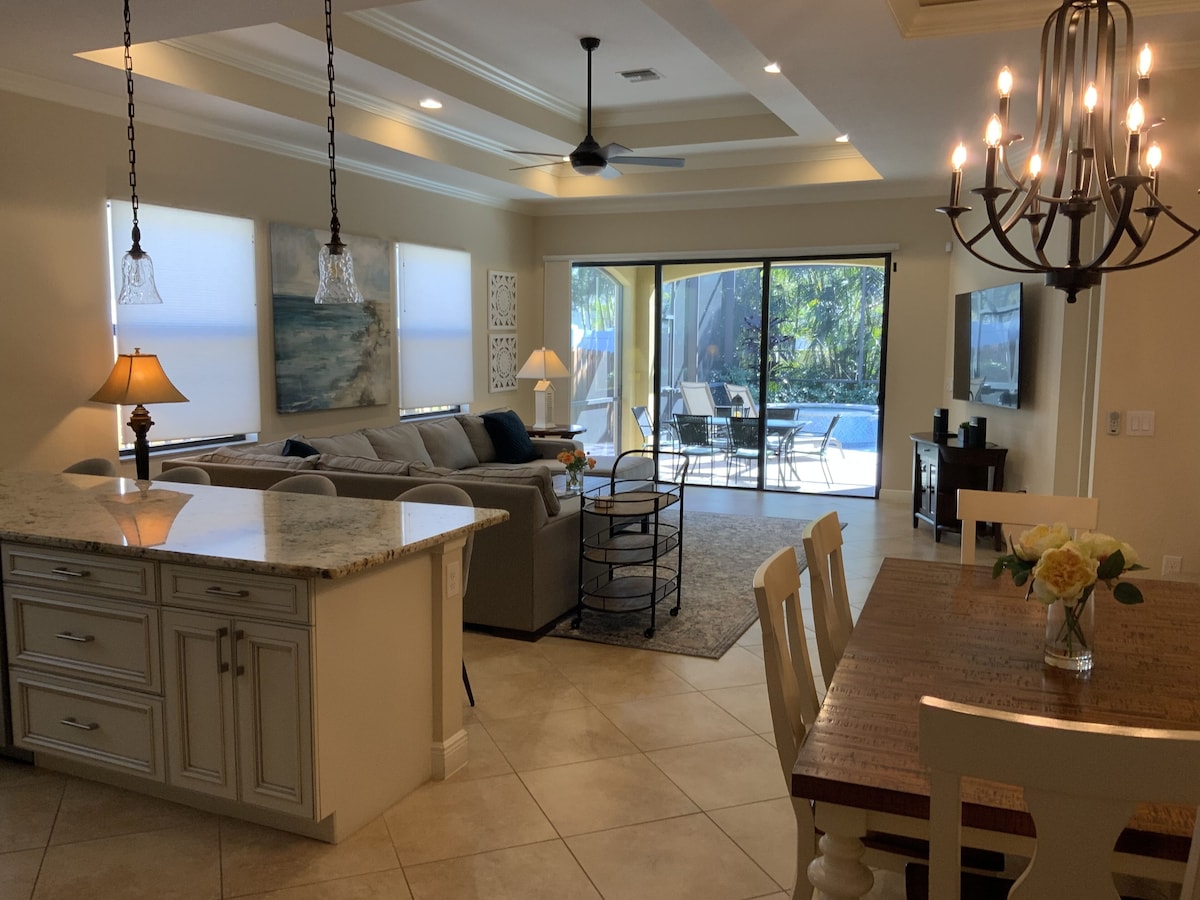 Photo 4 of Two Master Bedrooms! Less than 1 Mile to the beach with heated pool and spa