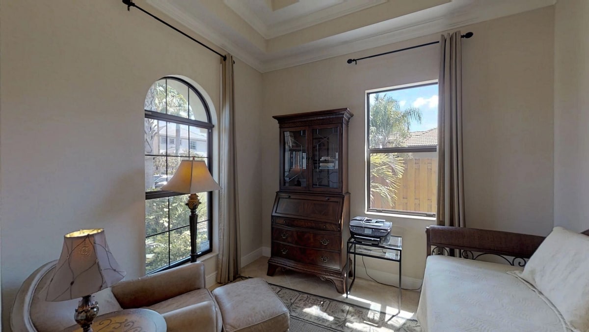 Photo 9 of Two Master Bedrooms! Less than 1 Mile to the beach with heated pool and spa