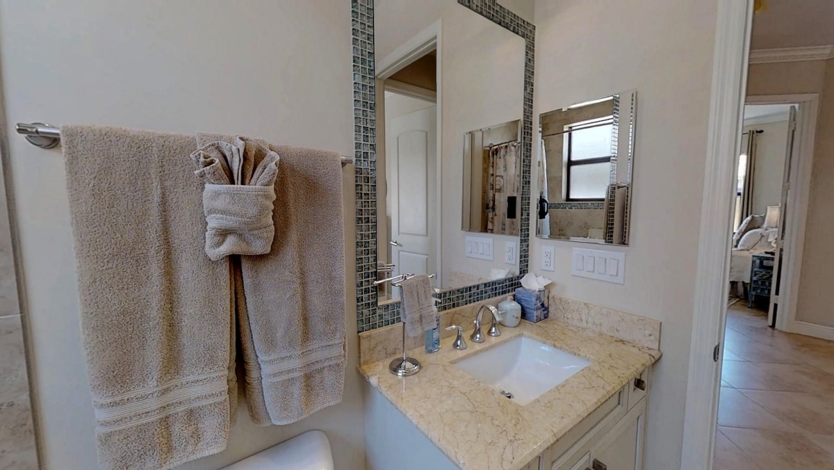 Photo 23 of Two Master Bedrooms! Less than 1 Mile to the beach with heated pool and spa