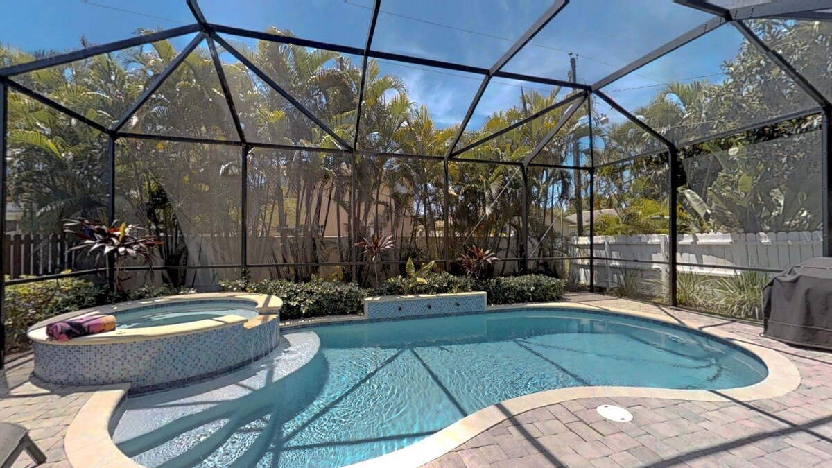 Photo 30 of Two Master Bedrooms! Less than 1 Mile to the beach with heated pool and spa