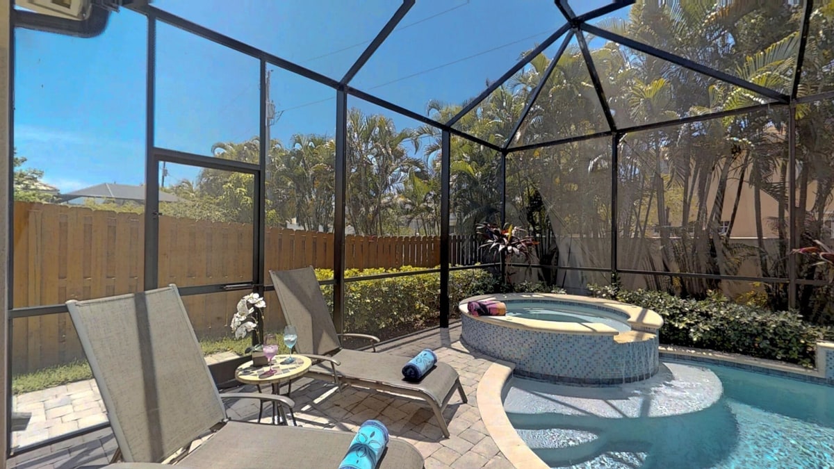 Photo 32 of Two Master Bedrooms! Less than 1 Mile to the beach with heated pool and spa