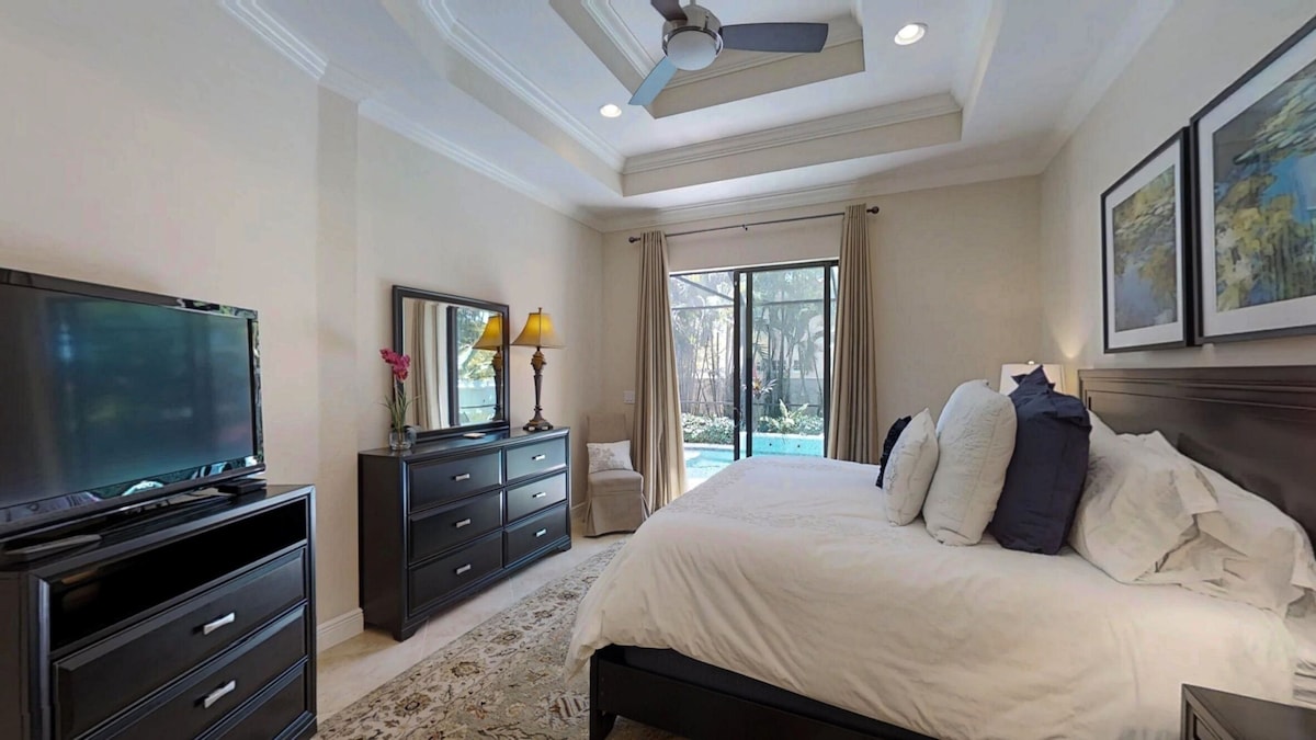 Photo 17 of Two Master Bedrooms! Less than 1 Mile to the beach with heated pool and spa