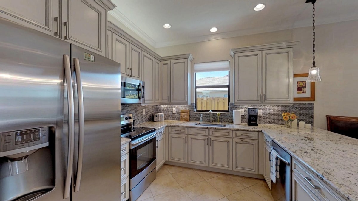 Photo 12 of Two Master Bedrooms! Less than 1 Mile to the beach with heated pool and spa