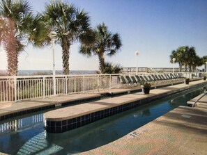 Indoor pool, outdoor pool