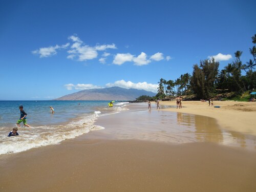 Beautiful 2 bdrm by Charley Young Beach. Walk to Kihei Downtown. From 99/night!
