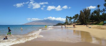 Beautiful 2 bdrm by Charley Young Beach. Walk to Kihei Downtown. From 99/night!