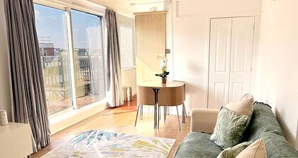 Beeindruckend! Penthouse und Terrasse im Herzen von Tourist London: Trendy Fitzrovia W1. W-lan