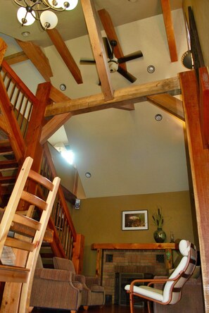 TV, fireplace, stereo