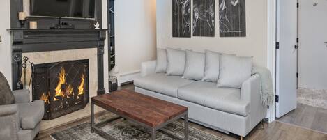 تلفزيون، مدفأة