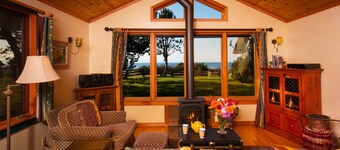 WATER VIEWS of Puget Sound and the Olympic Mountains in a Garden Setting