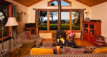 WATER VIEWS of Puget Sound and the Olympic Mountains in a Garden Setting