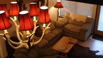 TV, fireplace, DVD player