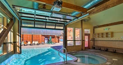 Romantic King Bed Studio – Ski In, 200 Steps to Lift, Walk to Main Street