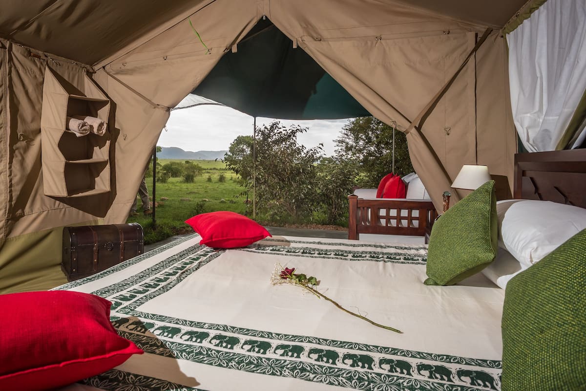 1 habitación y ropa de cama de alta calidad