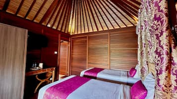 Bangalô | Escrivaninha, cortinas blackout, Wi-Fi de cortesia