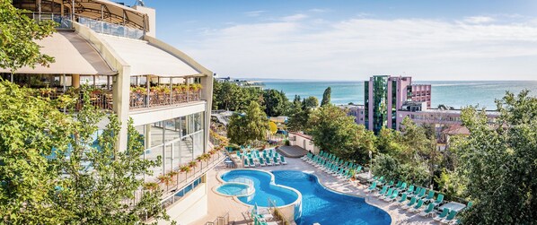Indoor pool, outdoor pool - Park Hotel Golden Beach (Golden Sands)