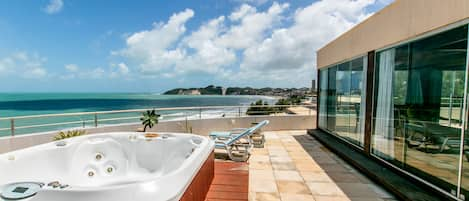 Panoramic Penthouse, 3 Bedrooms, Jetted Tub, Ocean View | View from room