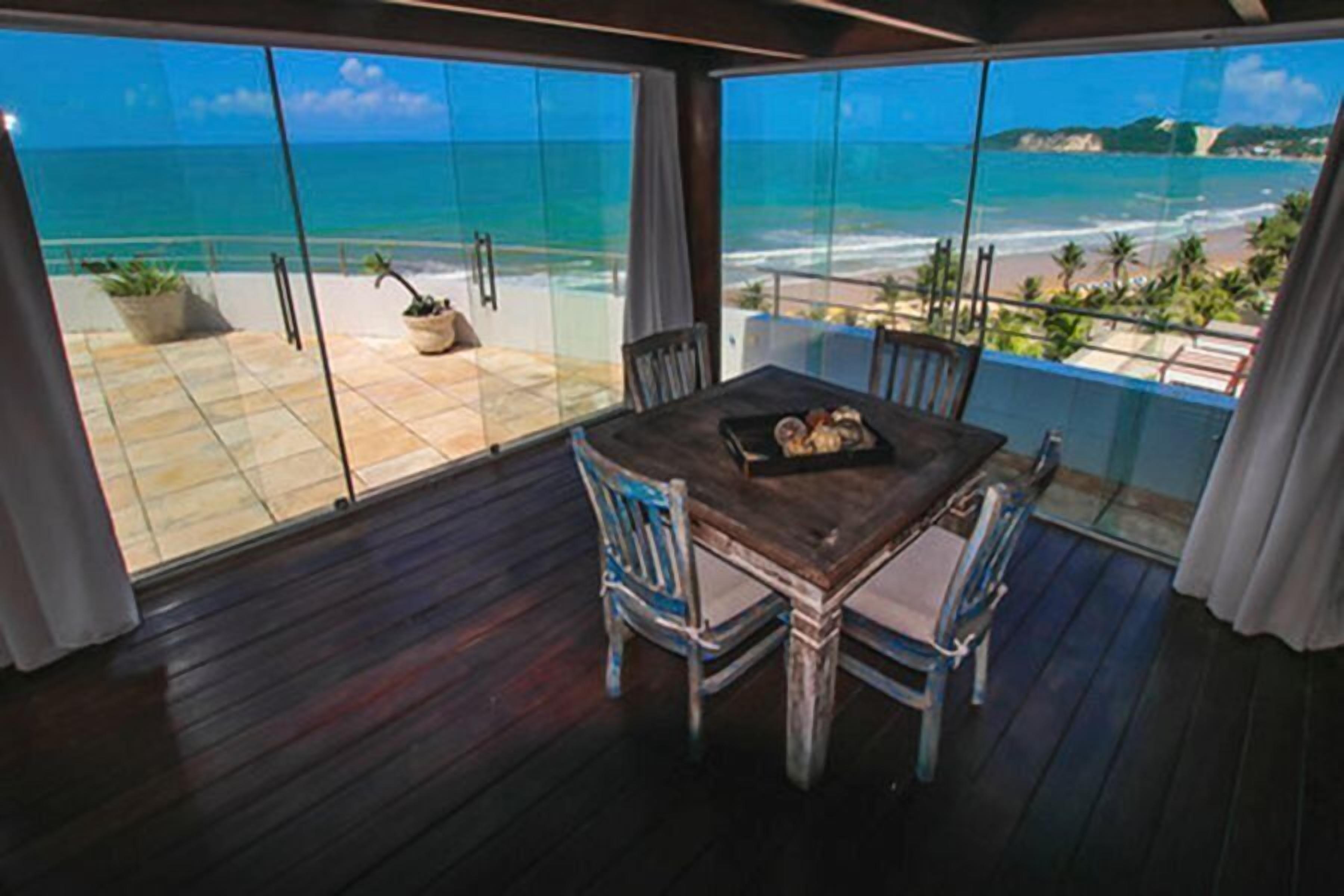 Cobertura panorâmica, 3 quartos, banheira de hidromassagem, vista para o oceano | Opções para refeição