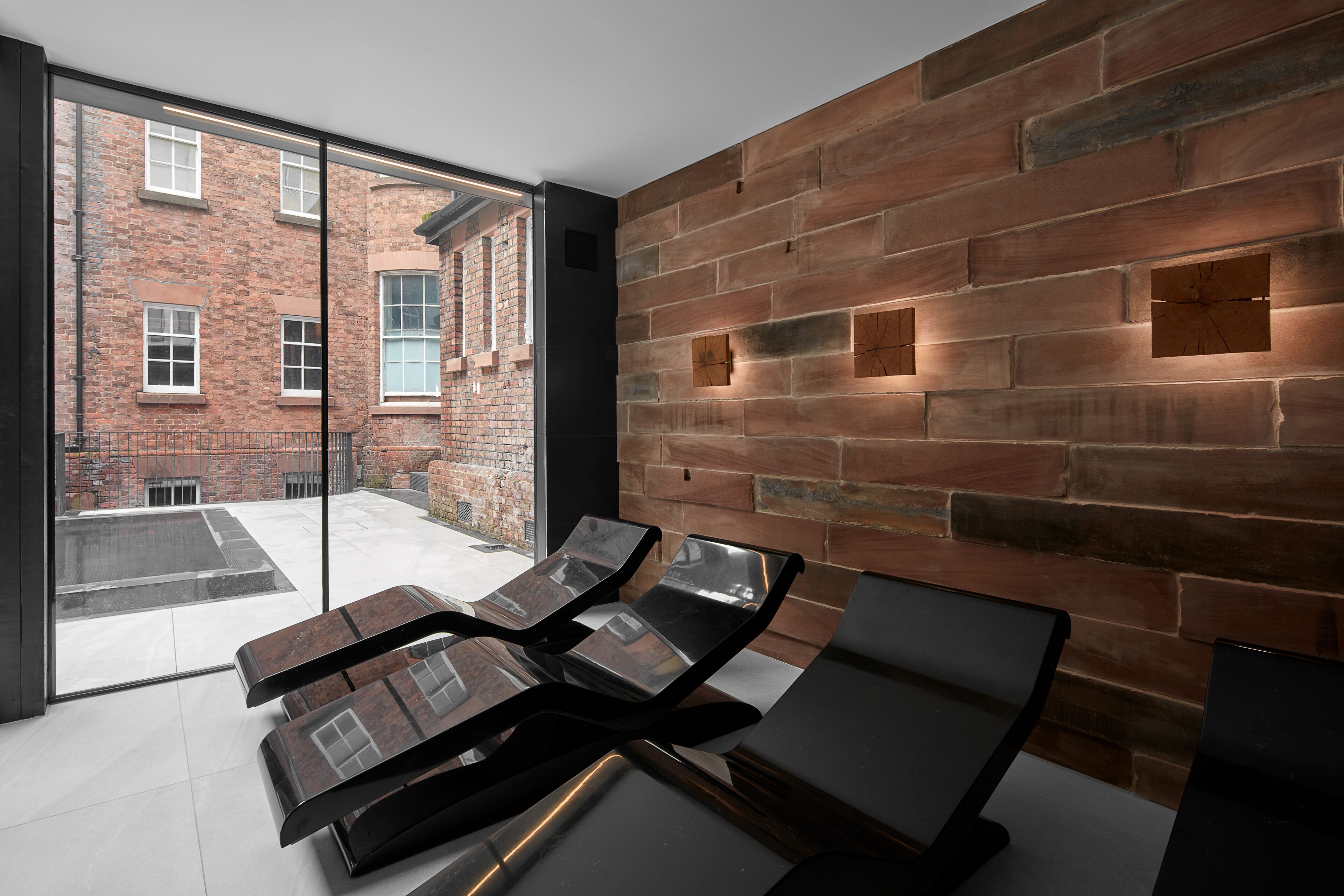 sauna, steam room, hot stone massages, deep-tissue massages