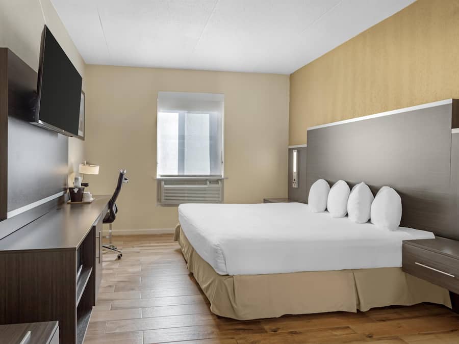 Standard Room, 1 King Bed, Non Smoking, Refrigerator & Microwave Lower Level | In-room safe, individually decorated, individually furnished, desk