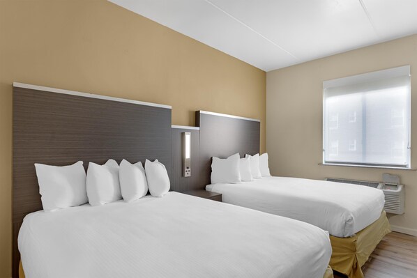 Standard Room, 2 Queen Beds, Non Smoking, Refrigerator & Microwave