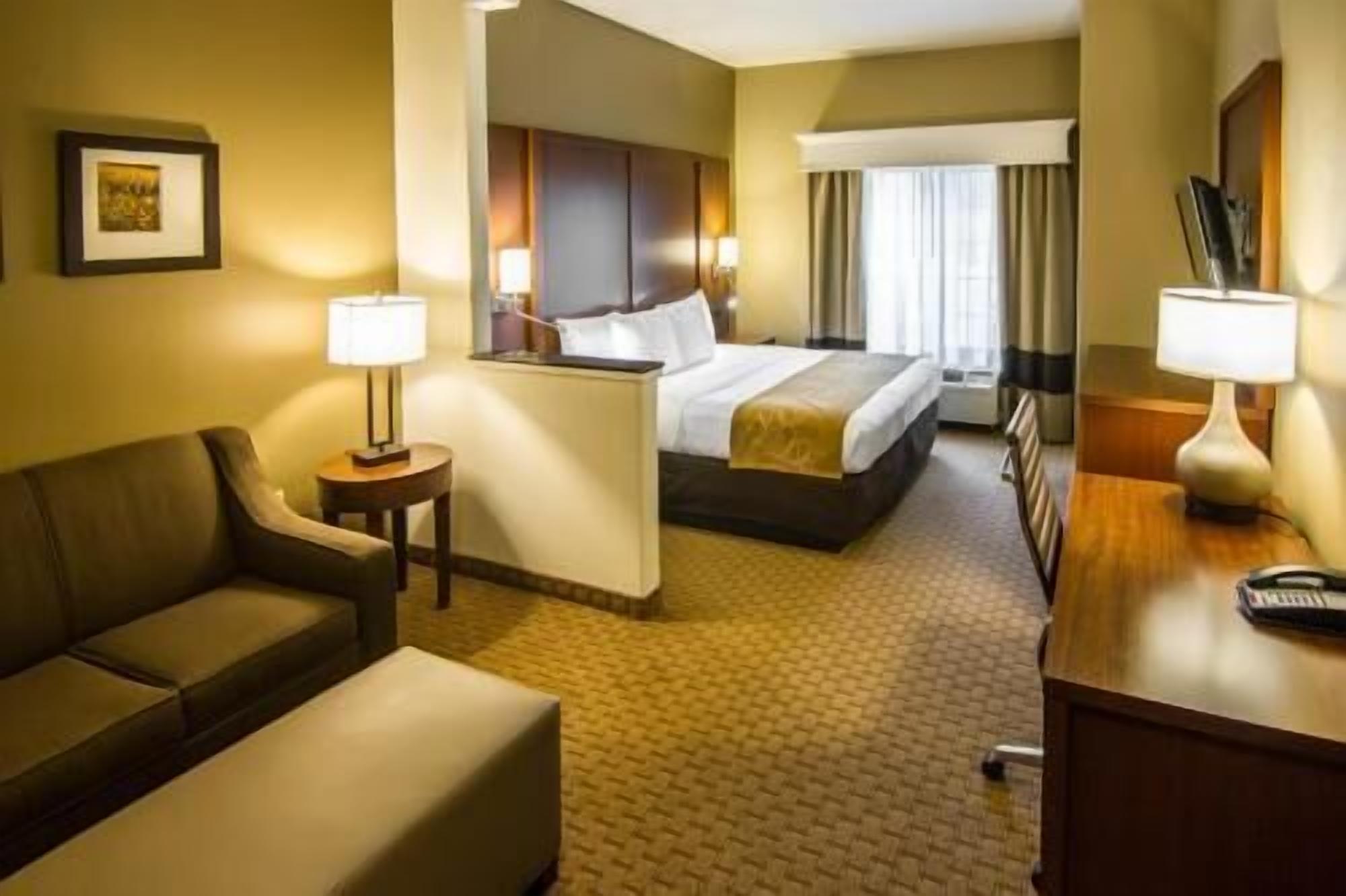 Individually furnished, desk, laptop workspace, iron/ironing board