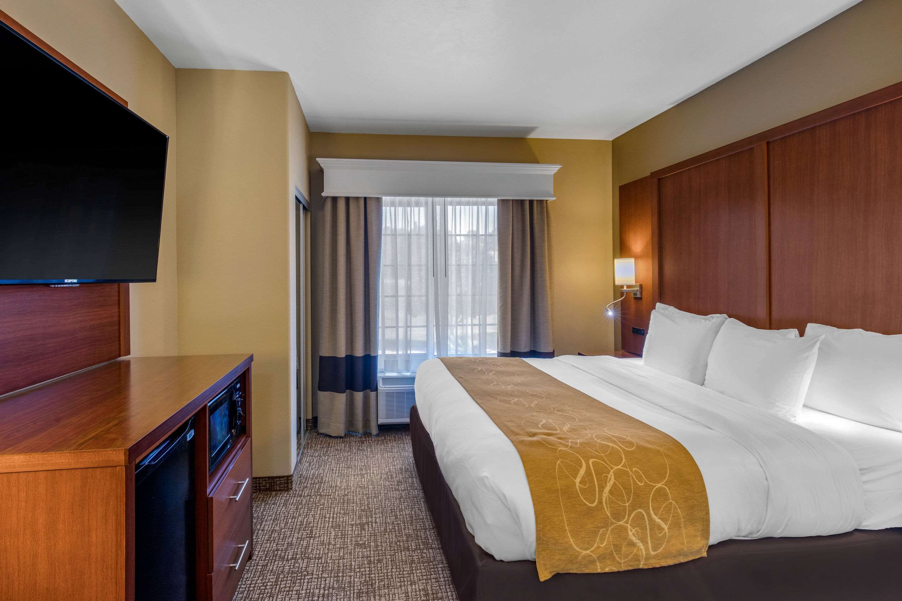 individually furnished, desk, laptop workspace, iron/ironing board