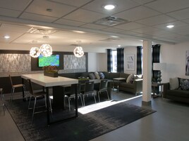Sala de estar en el lobby