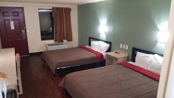 Desk, WiFi (free), bed sheets