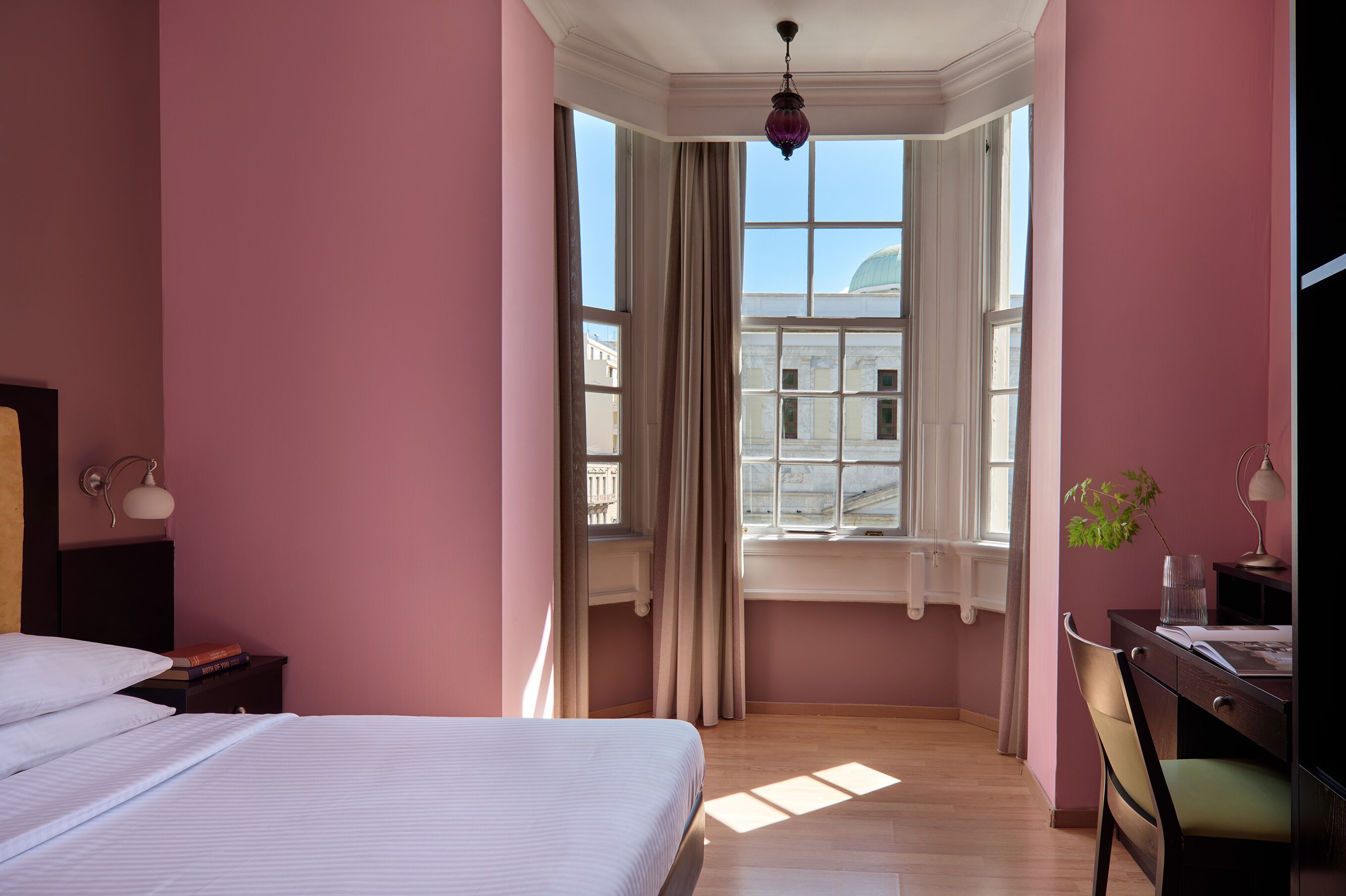 Premium bedding, in-room safe, desk, soundproofing