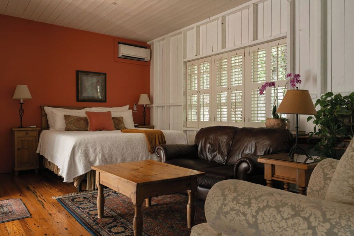 Signature Room, Accessible, Jetted Tub, Fireplace (Carriage Room) | Iron/ironing board, WiFi (free), individually decorated