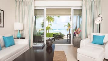 Suite, Terrace (Beach) | Living area | TV, DVD player