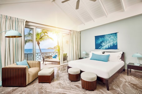 Suite (Carlisle Suite A) | Frette Italian sheets, premium bedding, minibar, in-room safe. Carlisle Bay