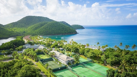 Aerial view. Carlisle Bay