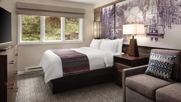 Premium bedding, down duvets, in-room safe, desk