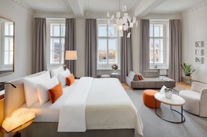 Apartamento real | Roupas de cama premium, camas Select Comfort, frigobar