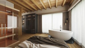 Luxury Suite | Hypo-allergenic bedding, down comforters, minibar, in-room safe