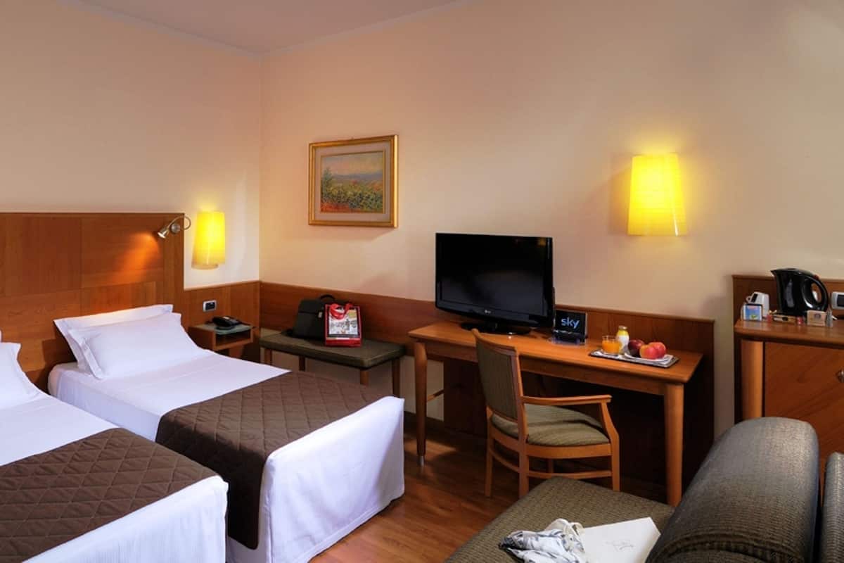 Standaard Twin kamer (Twin Room) | Hypoallergeen beddengoed, donzen dekbedden, een minibar