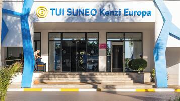 Overnatningsstedets facade