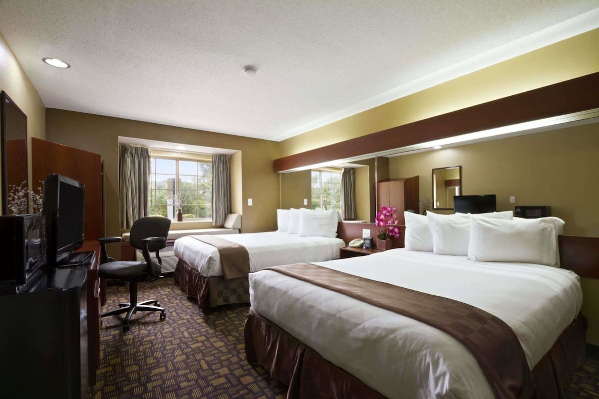 Pillow-top beds, in-room safe, desk, blackout curtains