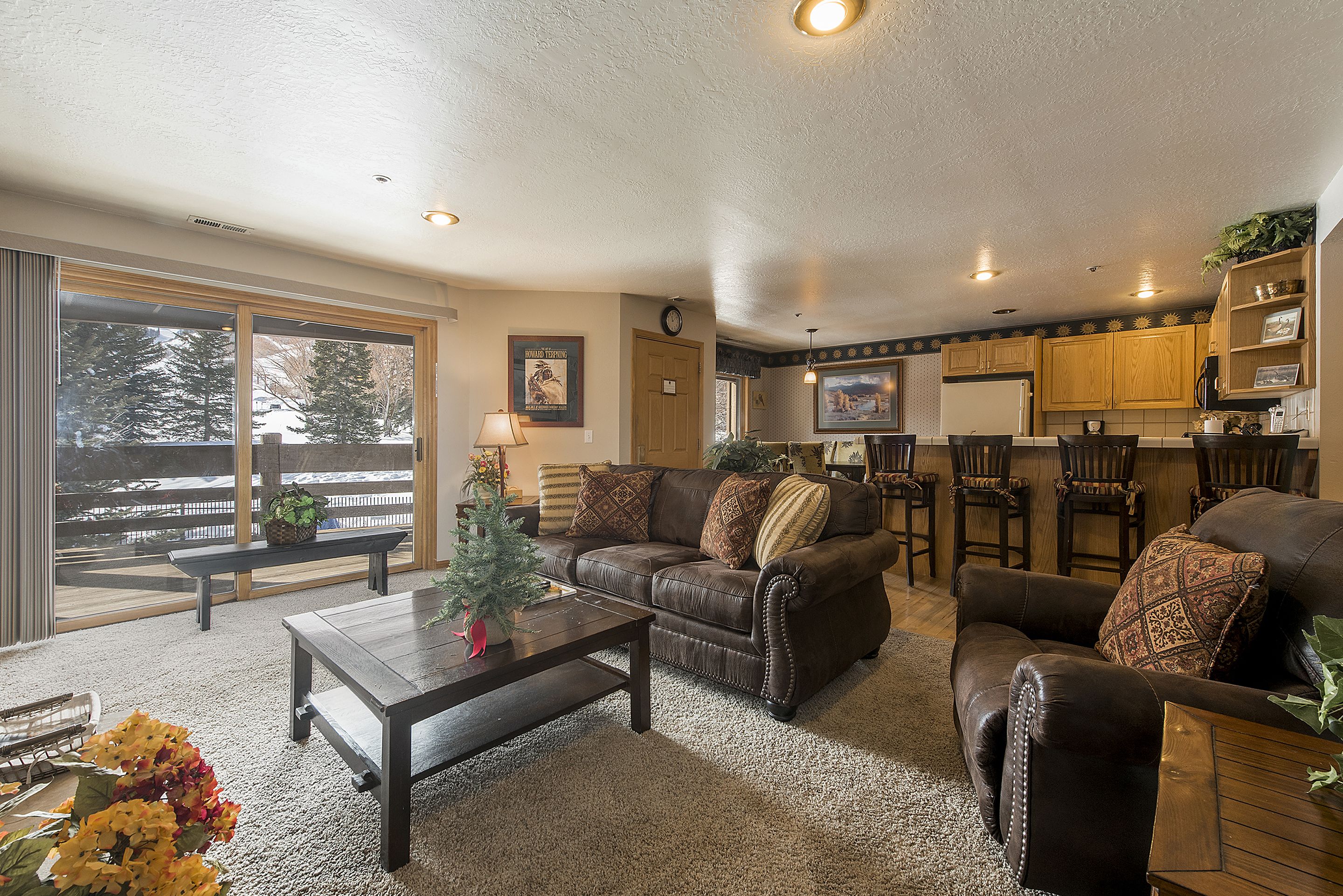 標準公寓客房, 3 間臥室 | 起居區 |  LCD 液晶電視、壁爐、 DVD 播放機