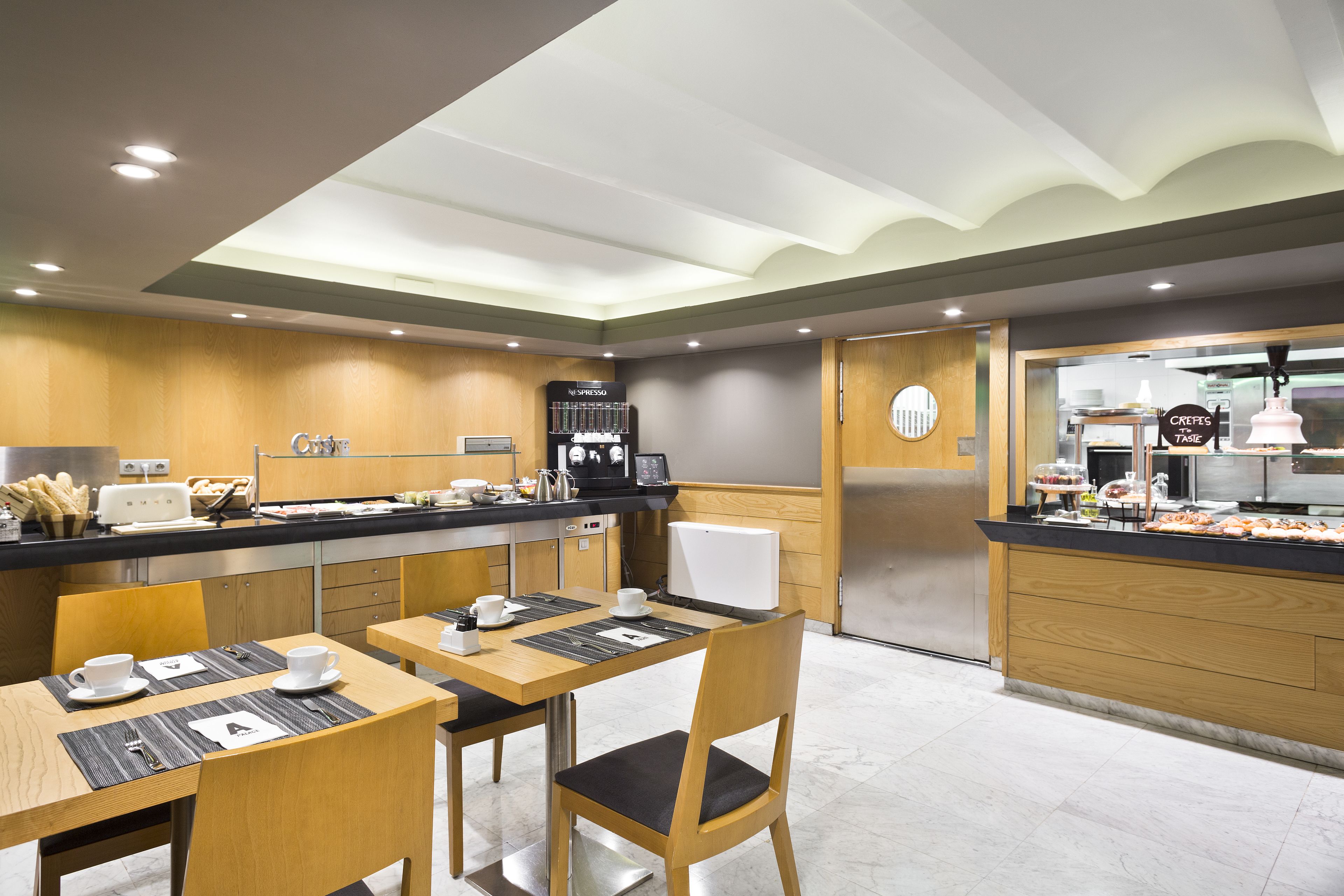 daily buffet breakfast (eur 16 per person)